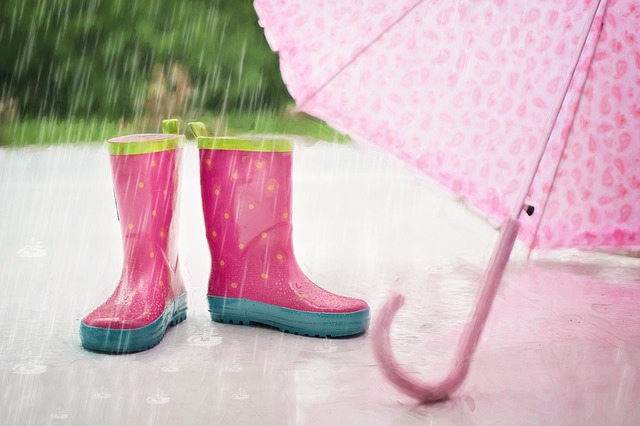 傘と雨靴